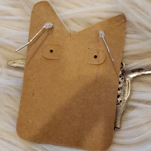 NWT Longhorn Bling Earrings - Picture 3 of 5